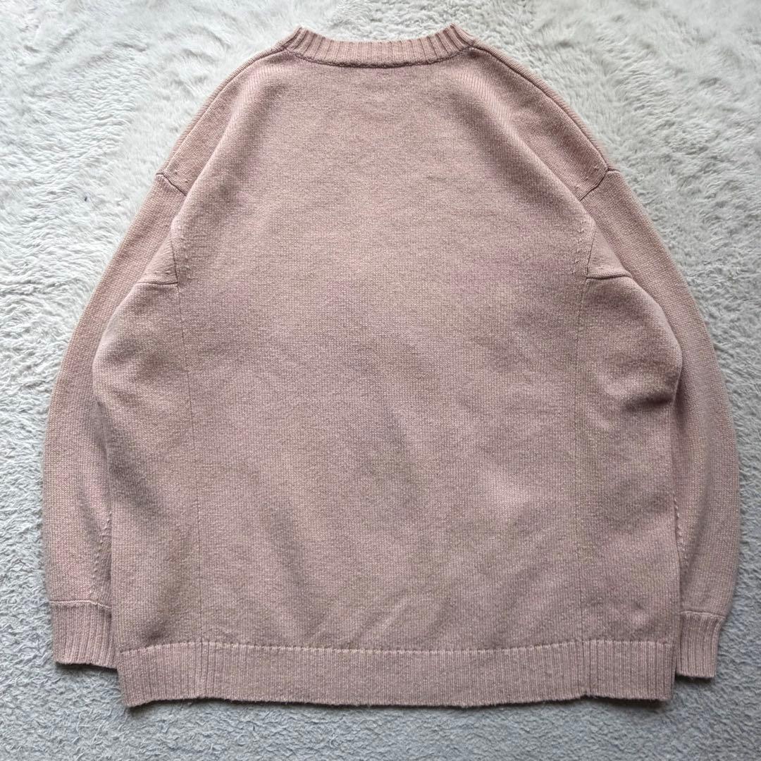 美品✨マックスマーラ ニット ウールカシミヤ 1951ロゴ ピンク M 23AW