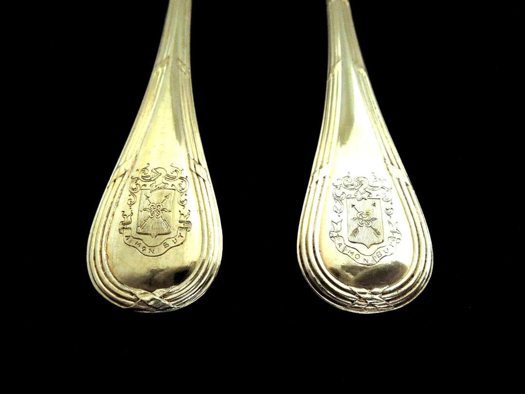 ピュイフォルカ　シルバースプーン＆フォーク　純銀無垢　シルバー950