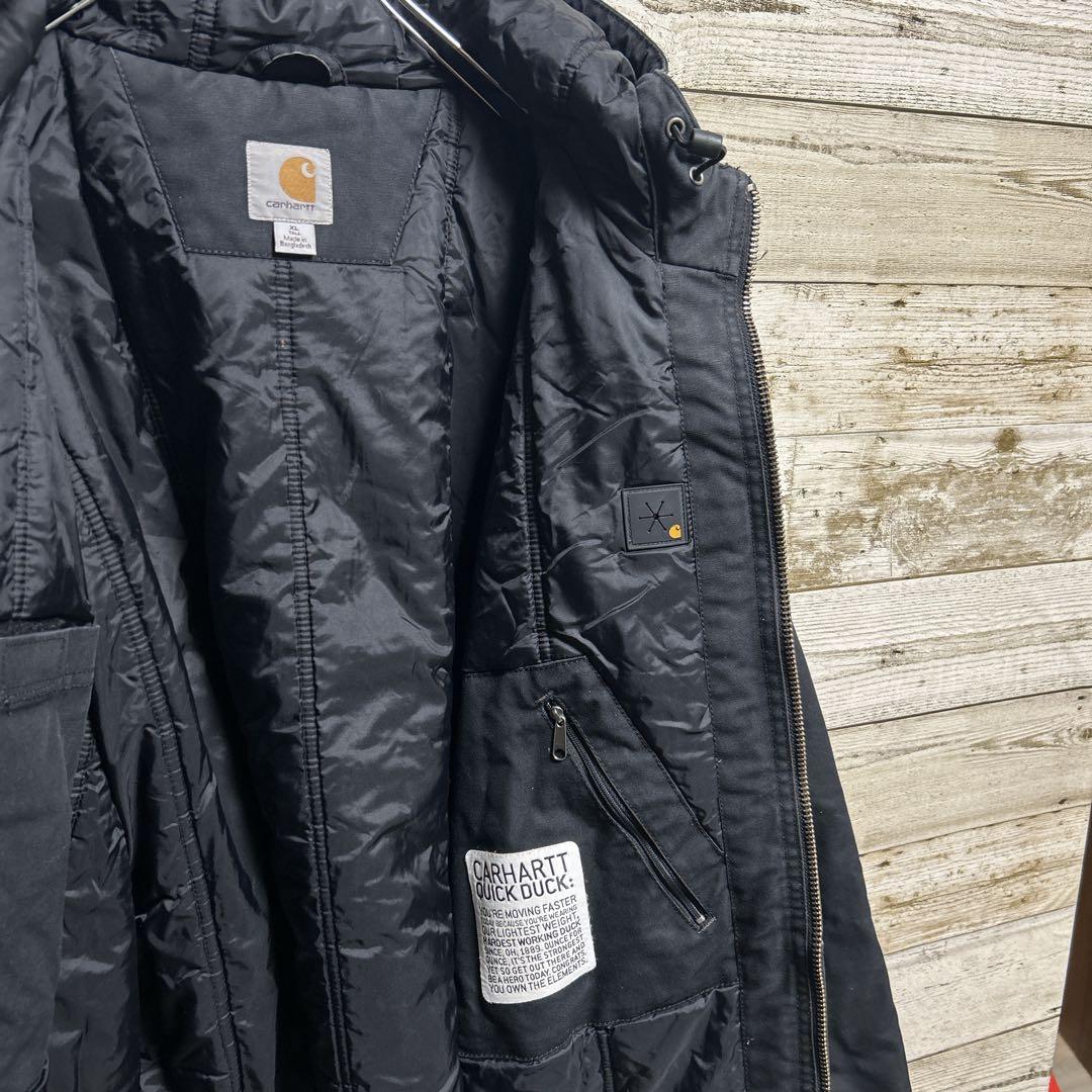 141【希少XLサイズ】カーハート☆ロゴタグ　即完売品　アクティブジャケット