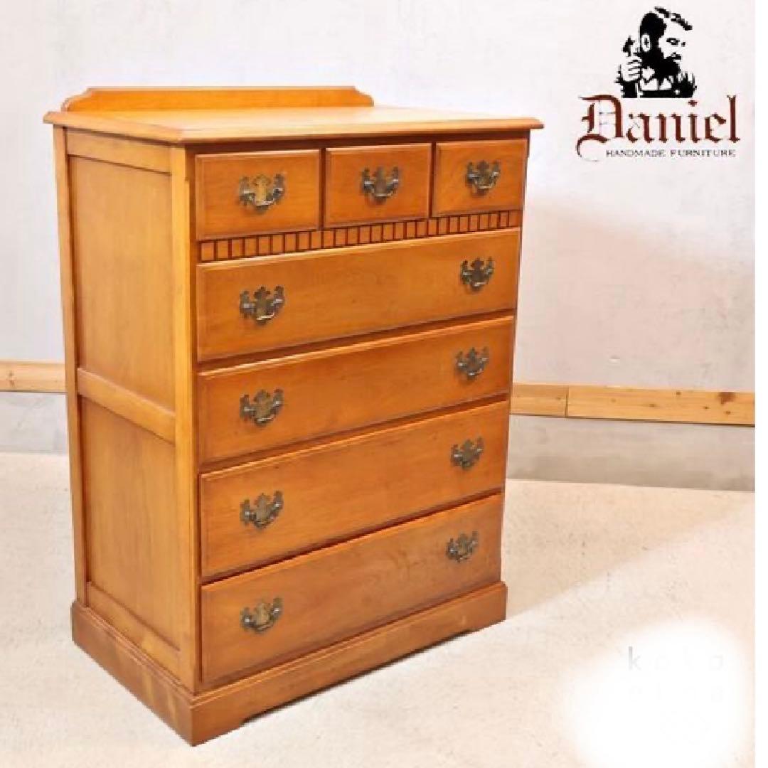 最高級 横浜家具 ダニエル(Daniel) 7段チェスト整理箪笥