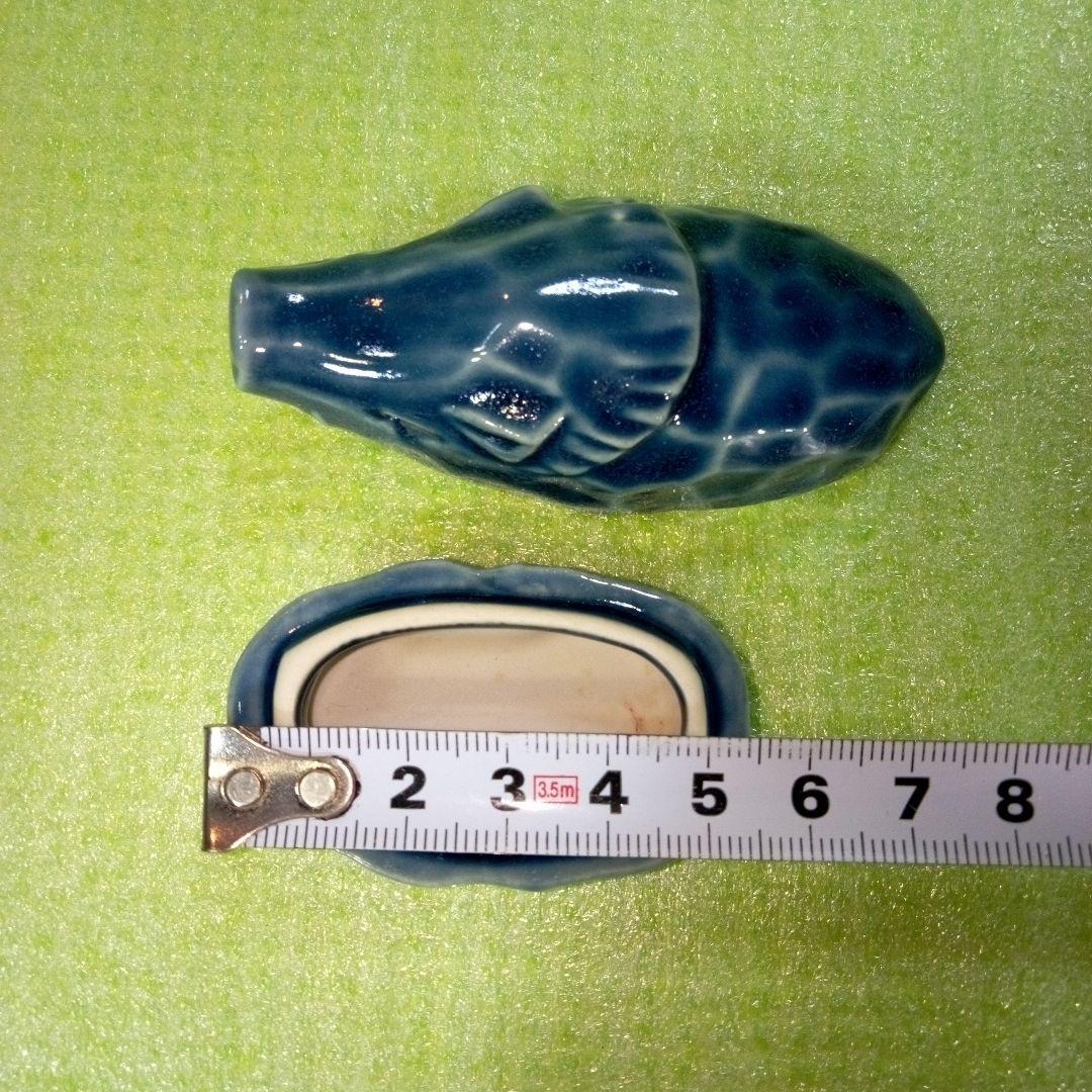 イノシシ型香合　干支香合　レア　希少　香を収納する蓋付きの小さな容器　陶器製？