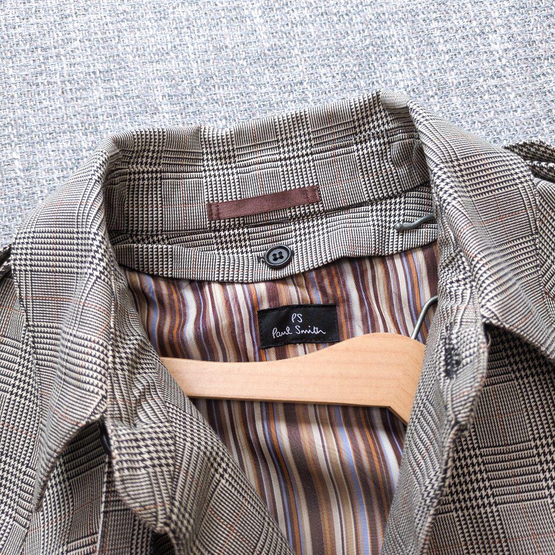 ポールスミス　ウールライナー取外し可　シングルトレンチコート　着用感のない美品