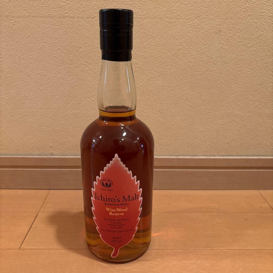 【新品・箱入り・未開栓】イチローズモルト ワインウッドリザーブ リーフラベル