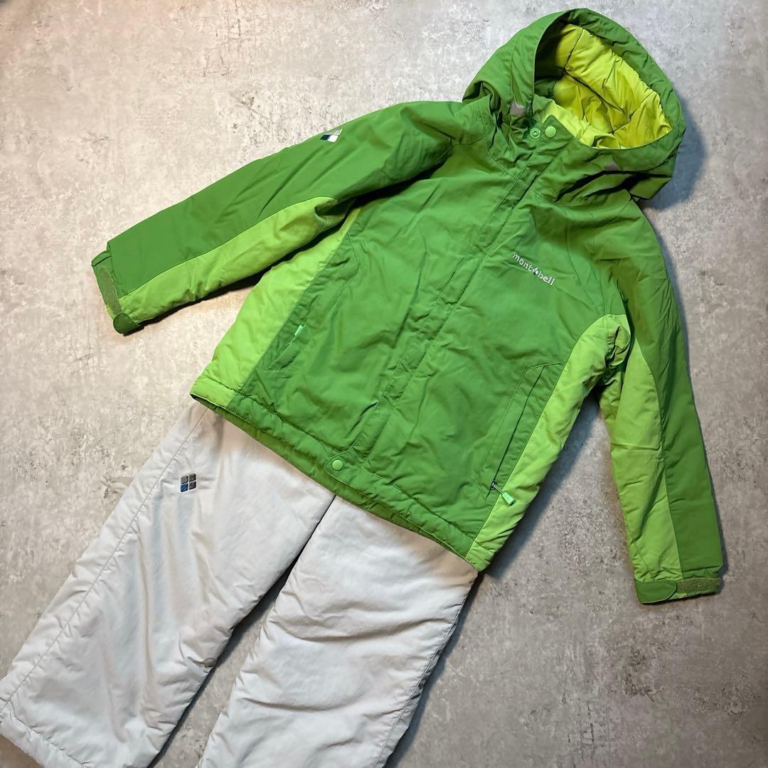 美品✨montbell 子ども用スキー/スノボウェア 上下セット 130cm