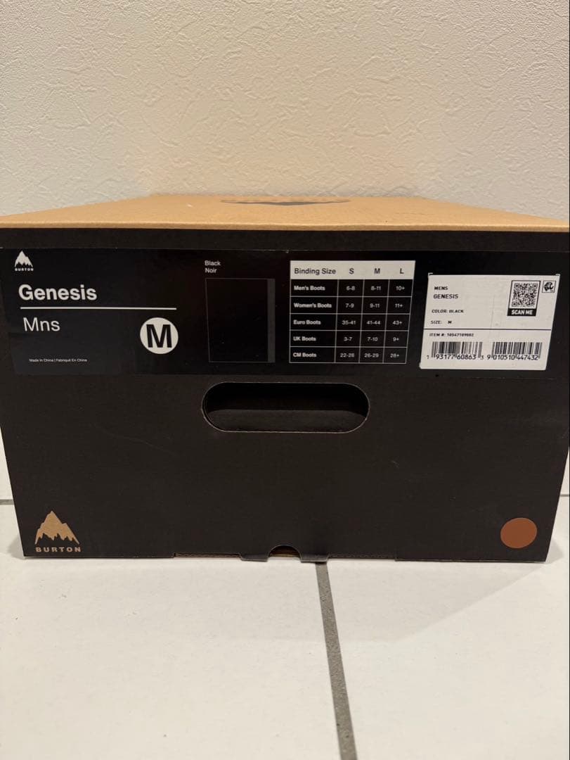 Burton Genesis Reflex M ブラック