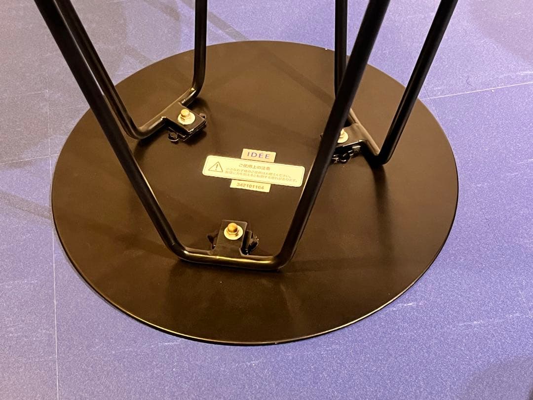 ワラビー サイドテーブル ブラック IDÉE イデー　無印良品