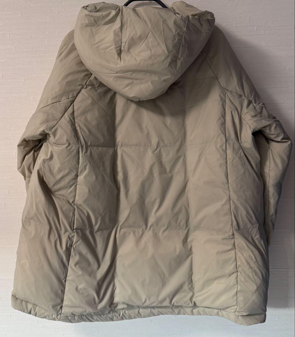 GLOBAL WORK エアリュクスダウンフードブルゾン　ベージュ　XL
