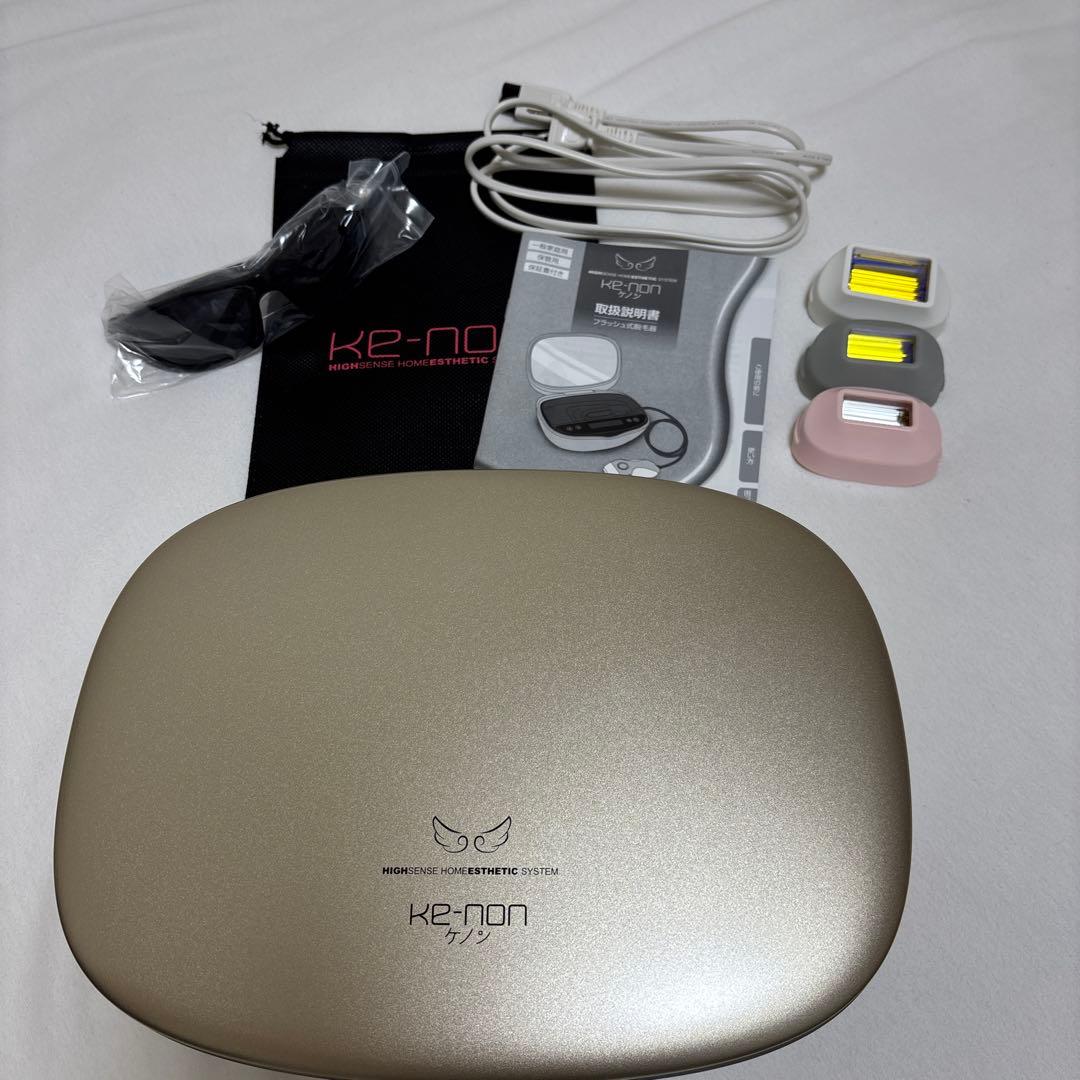 ☆脱毛ヘッド４種☆　ケノン脱毛器 ゴールド Ver.6.2 本体と説明書付き