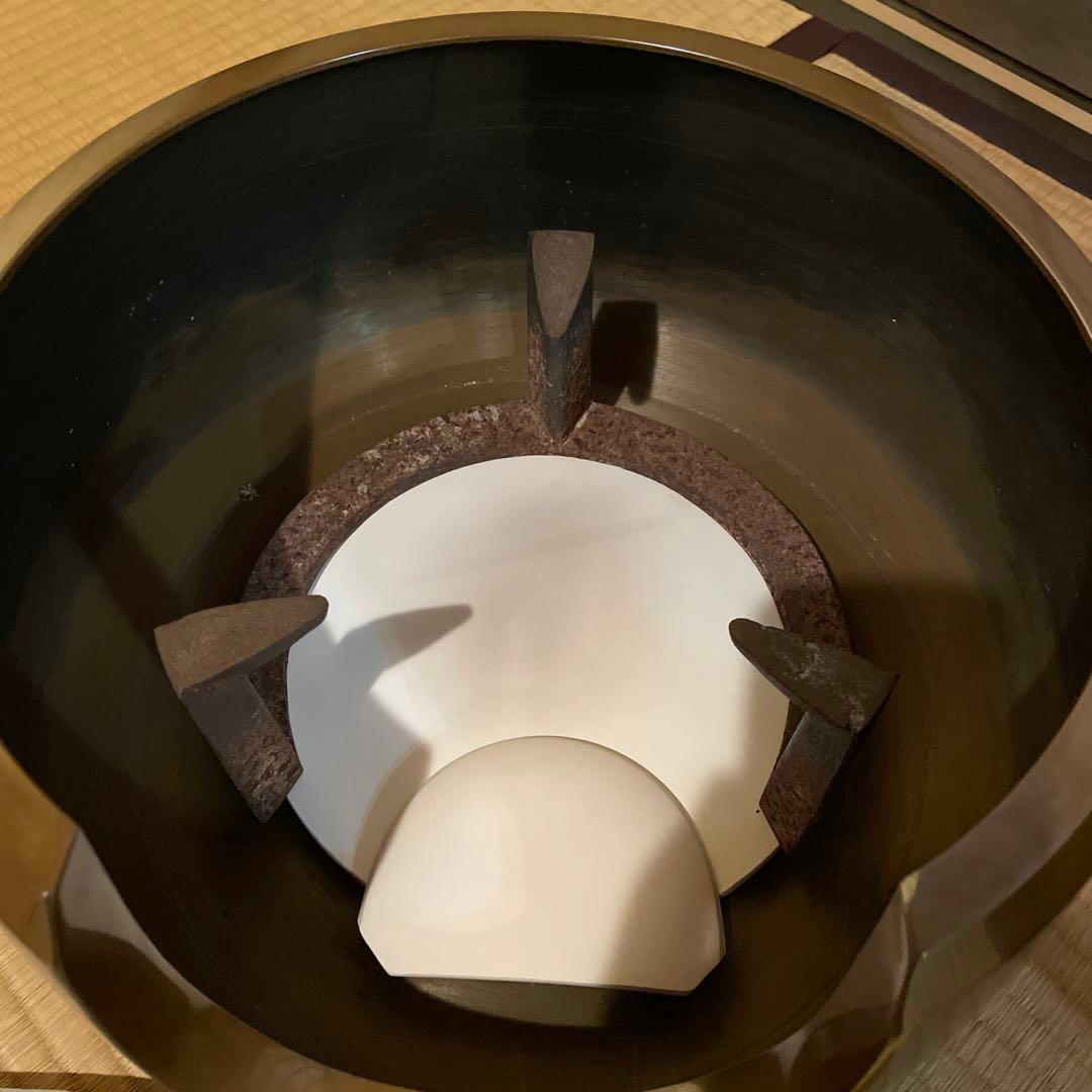 山形県 鋳物界の名工【佐藤 清光】(造)の『風炉釜セット』です。※美品