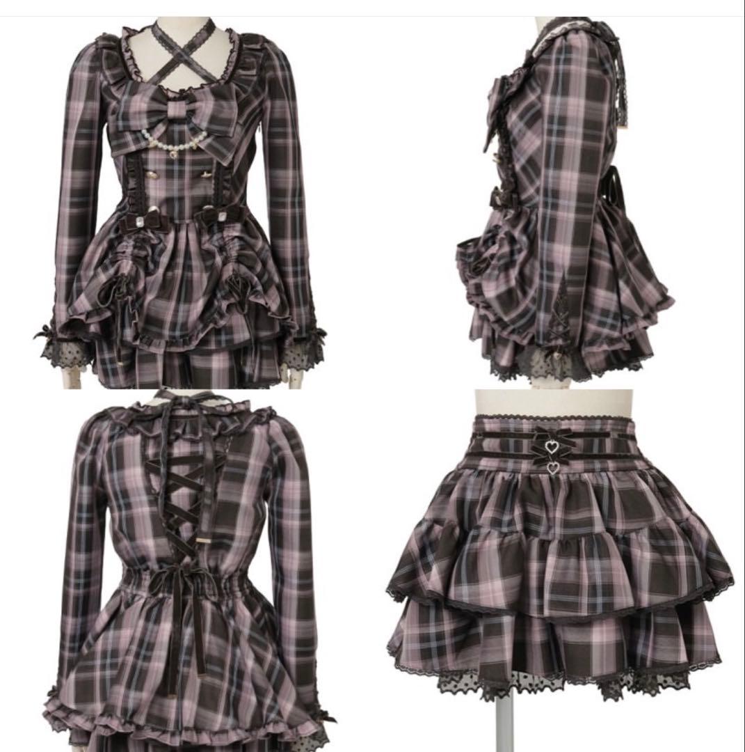 リズリサ lizlisa ダブルドロストセットアップ