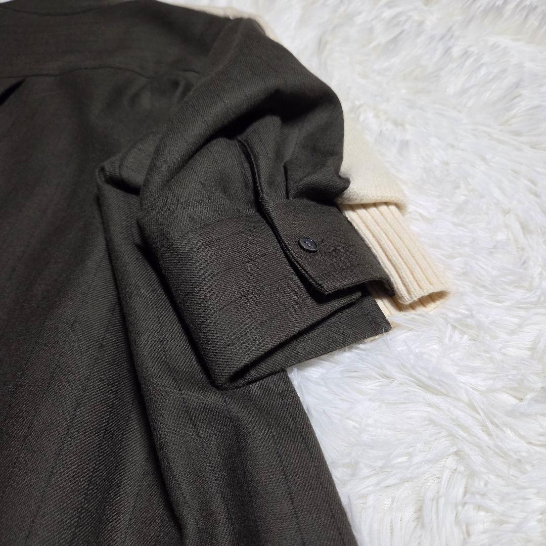 新品　sacai Wool Knit ドッキングニット