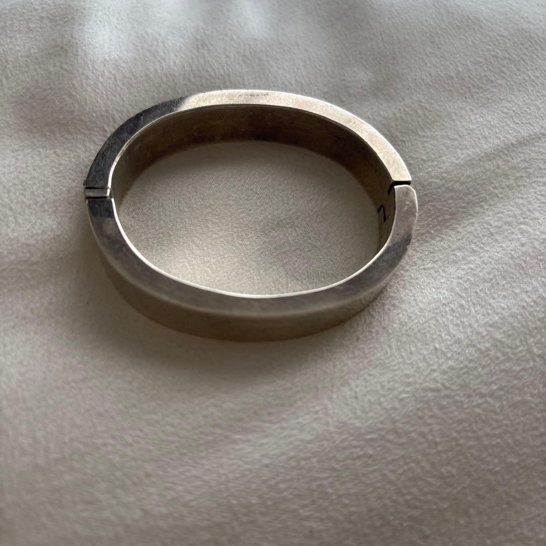 ナローVバンドCHプラス バングル　ブレスレット 925