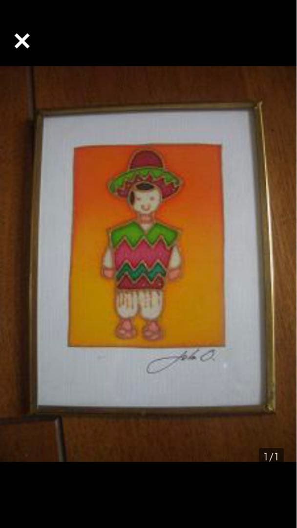 SDALATCH 壁かざり絵画（人形）インテリア