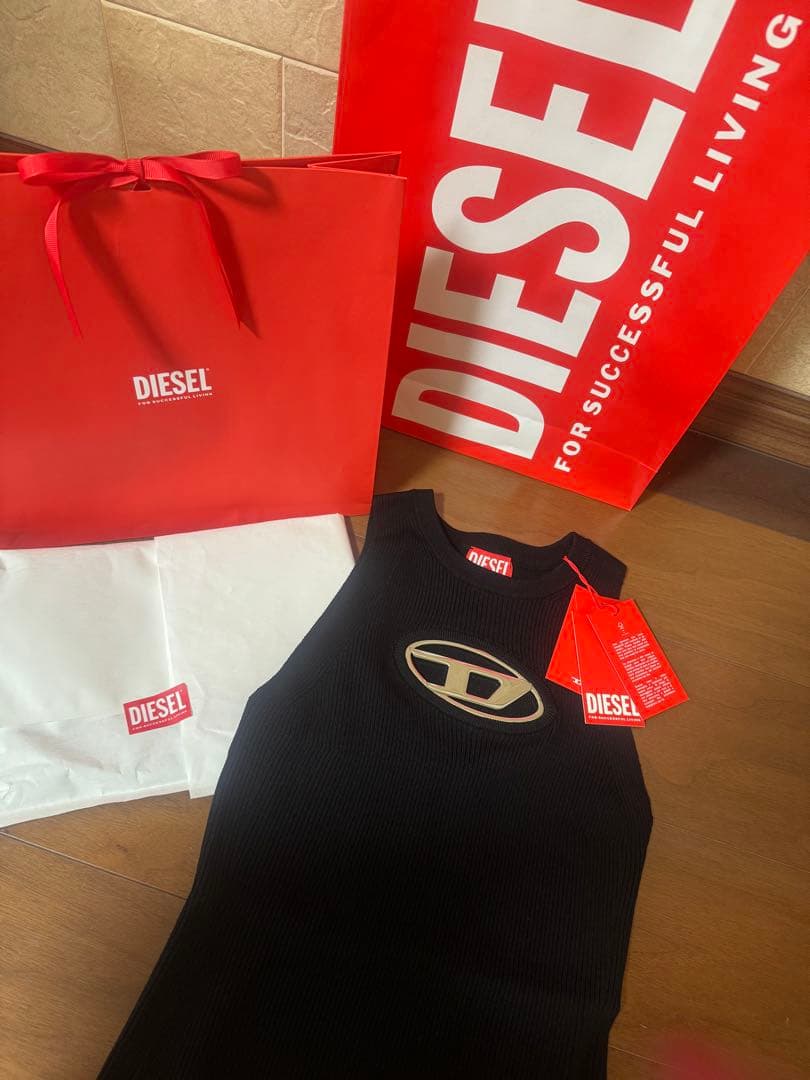 タグ付き　DIESEL (ディーゼル) 　タンクトップ　S