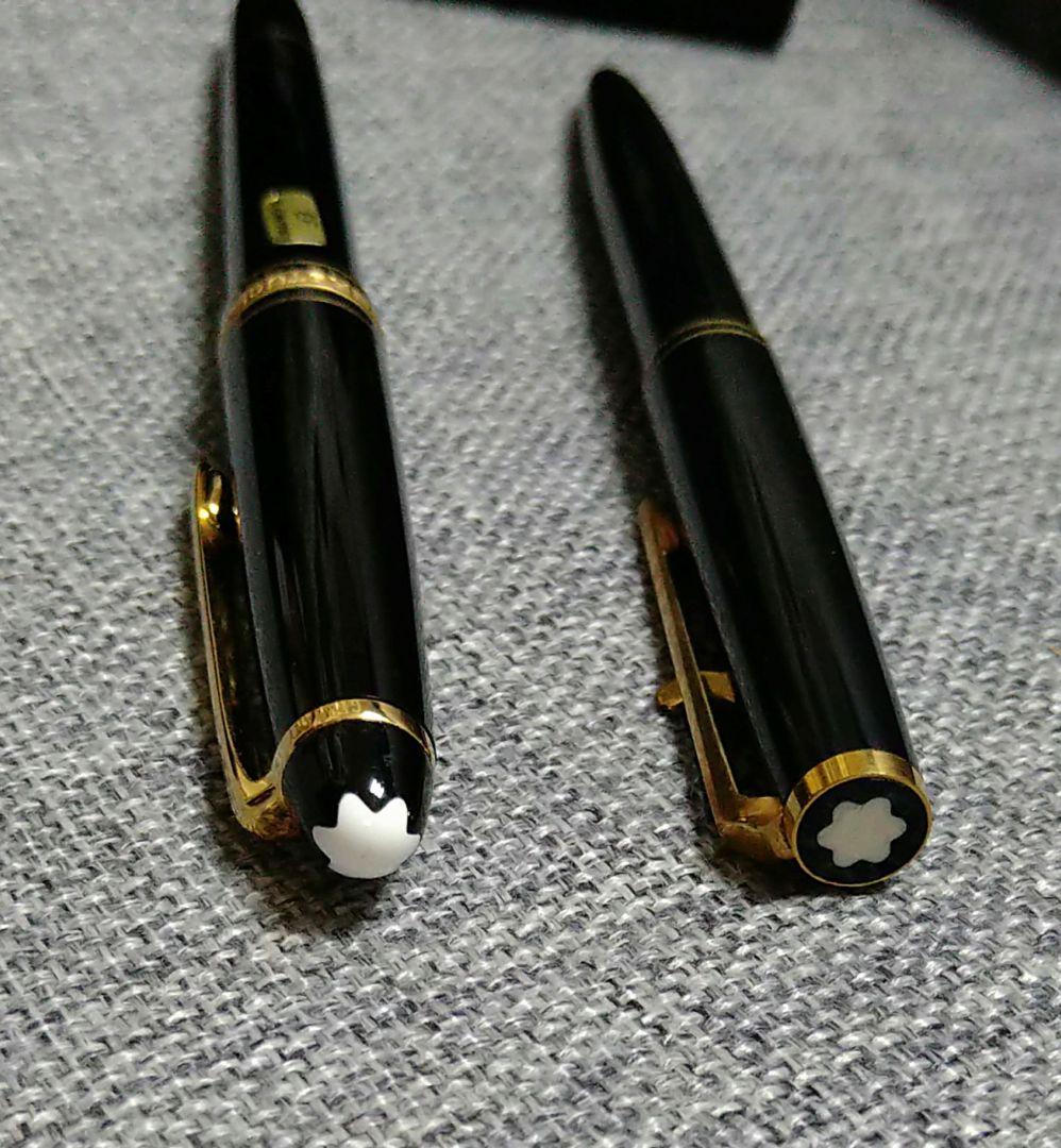 14Ｋ金先♪万年筆・ボールペンセットMONTBLANC-MEISTERSTUCK