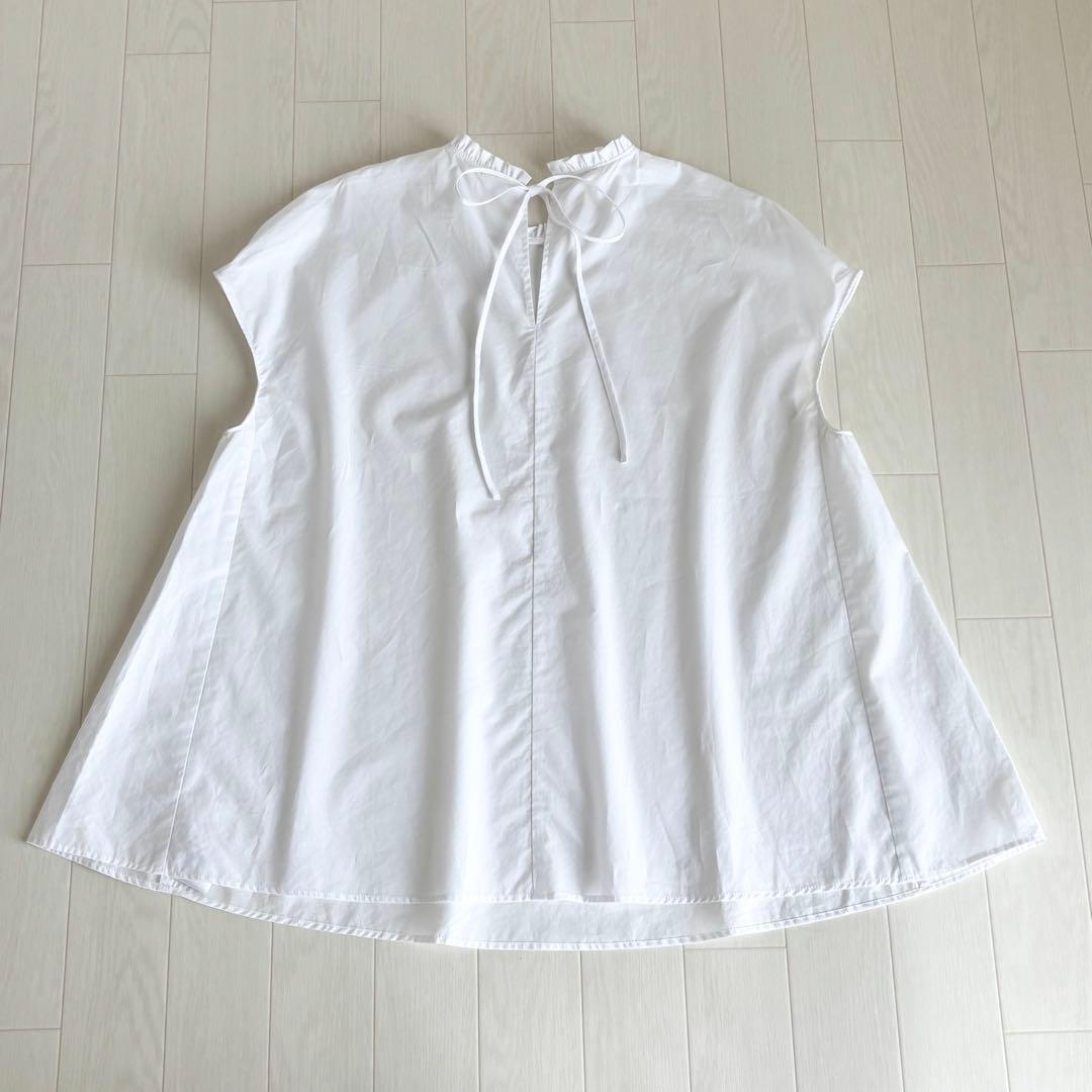 【美品】TOMORROWLAND プロセスドコットン Aラインブラウス