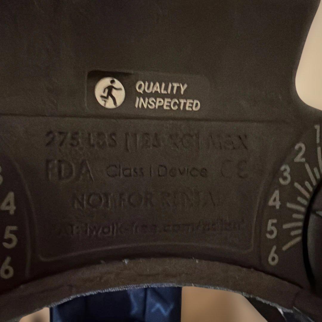 ゆうくん専用　iWALK 自助具 折りたたみ式 青