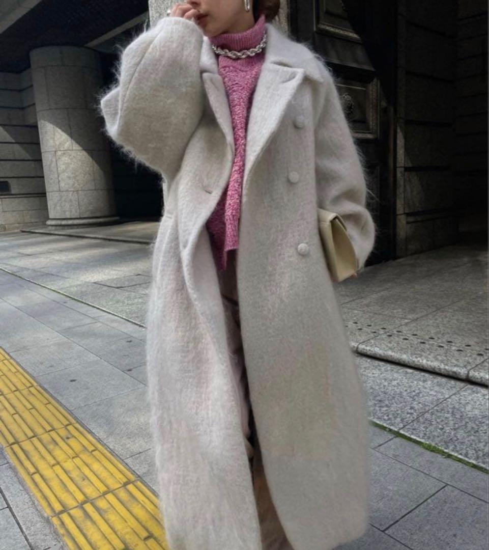 ジャケット・アウター DEFORMATION COLLAR SHAGGY COAT