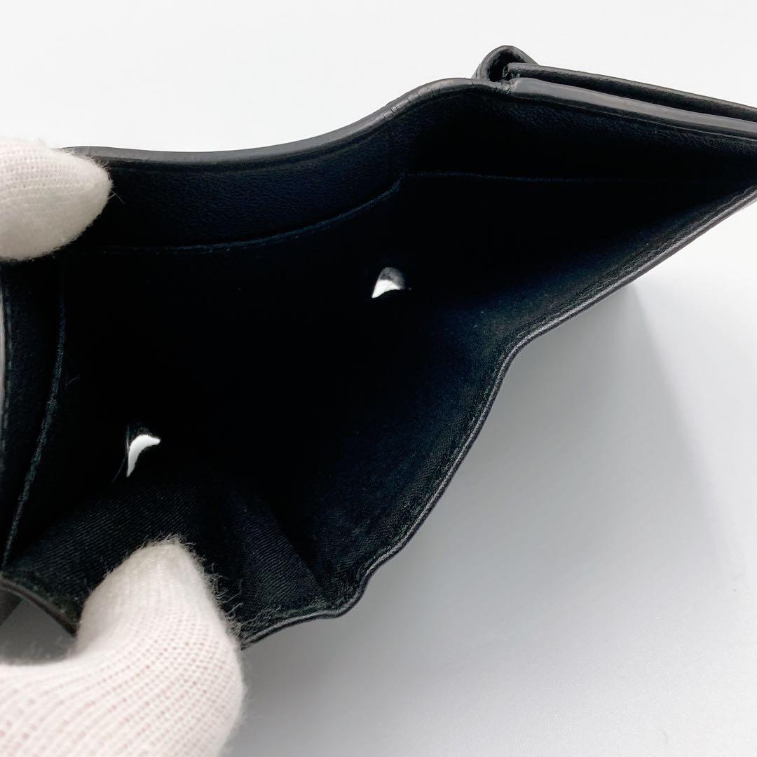 【正規品】 BALENCIAGA バレンシアガ ペーパー ミニ ウォレット BK