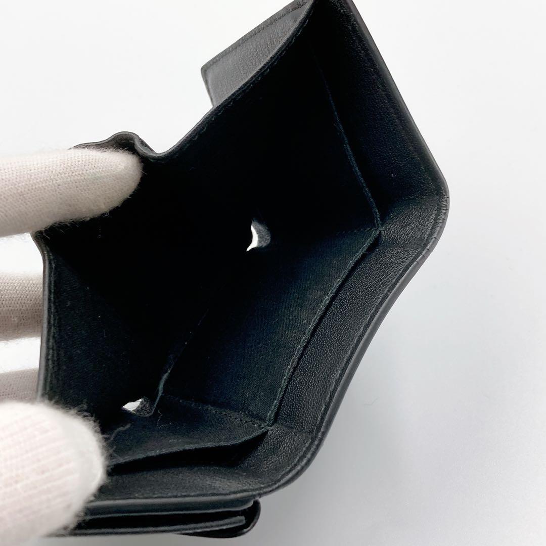 【正規品】 BALENCIAGA バレンシアガ ペーパー ミニ ウォレット BK