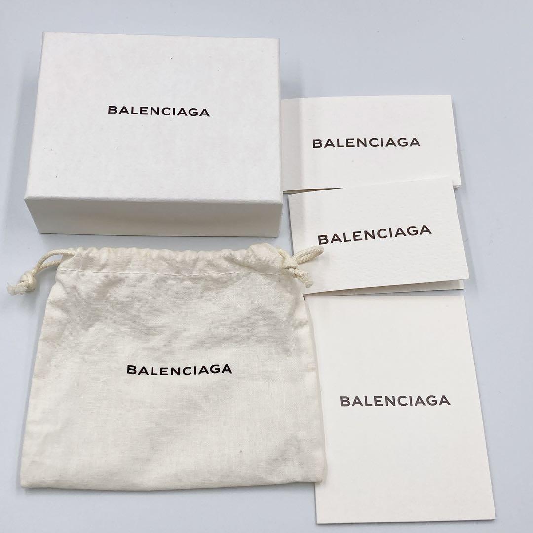 【正規品】 BALENCIAGA バレンシアガ ペーパー ミニ ウォレット BK