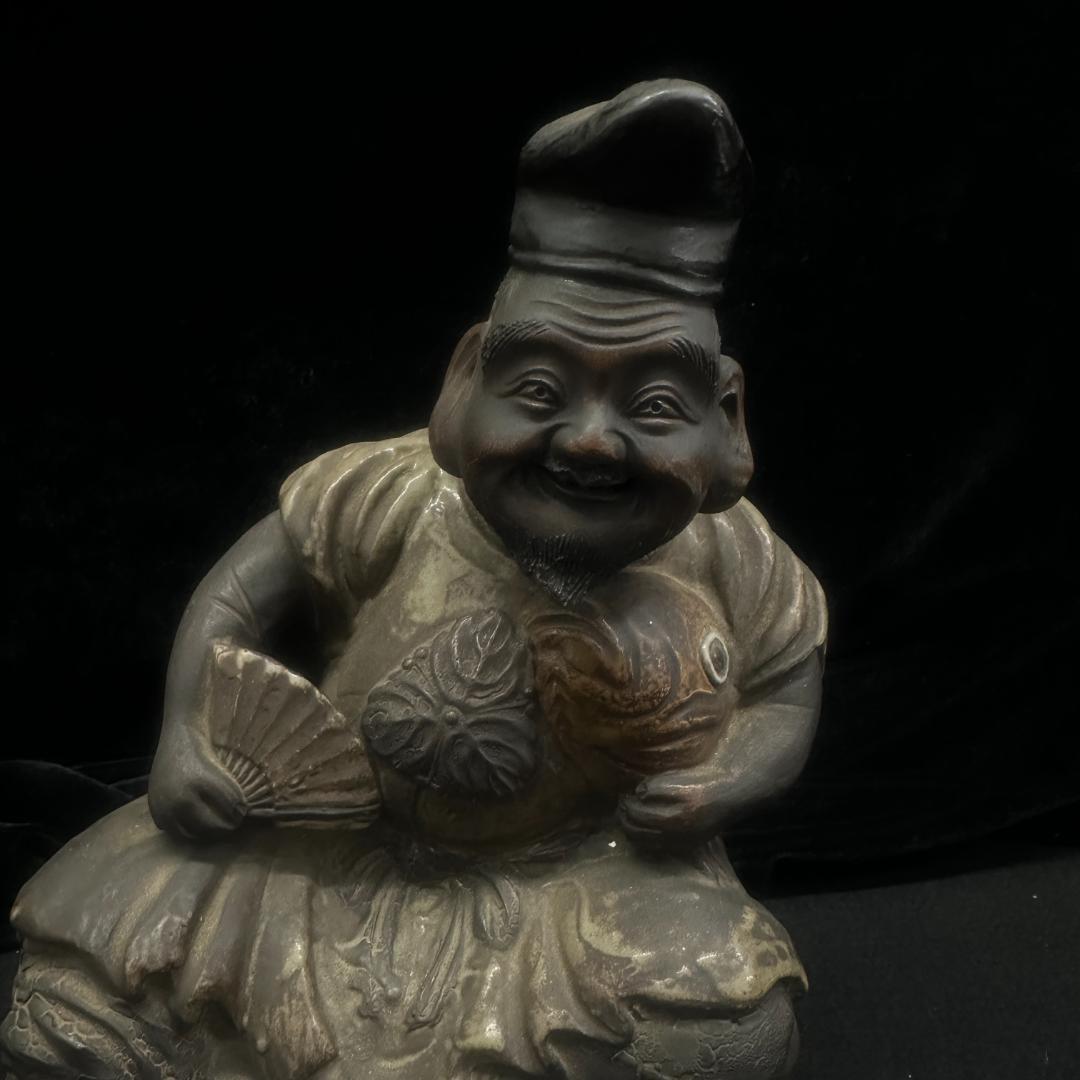 七福神　恵比寿様　陶器置物