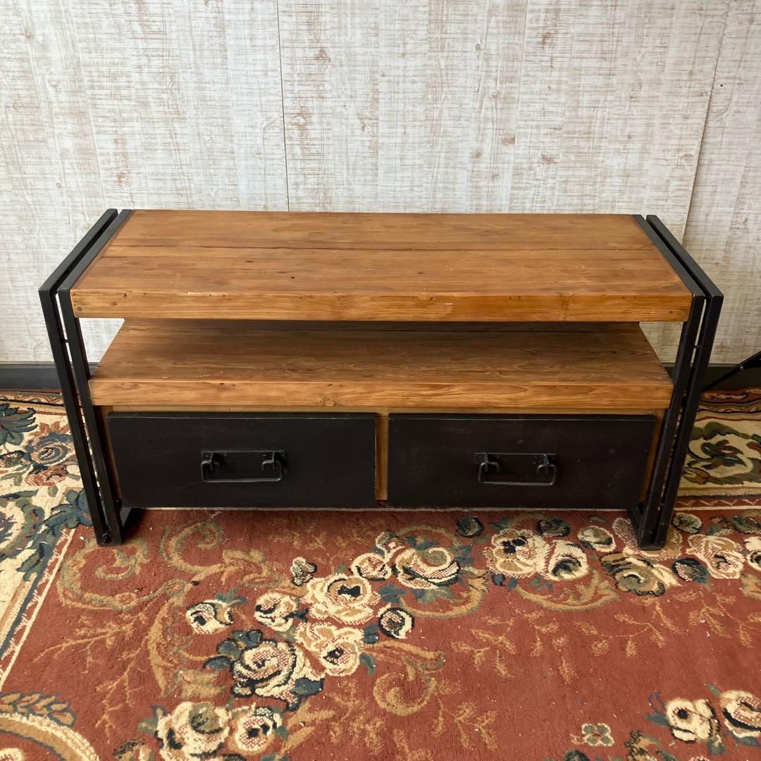 ディーボディ フェルム インダストリアル アイアン 無垢材 TVボード テレビ台