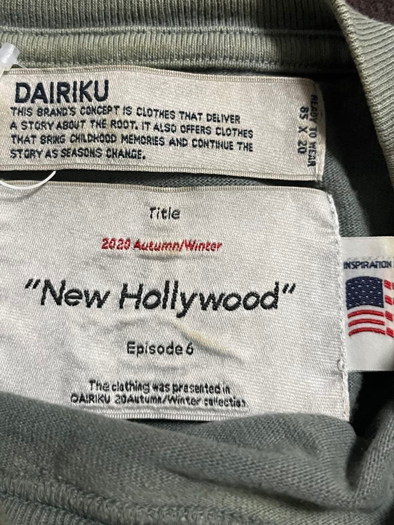 トップス DAIRIKU 20AW Pinup Girl Long Sleeve Tee