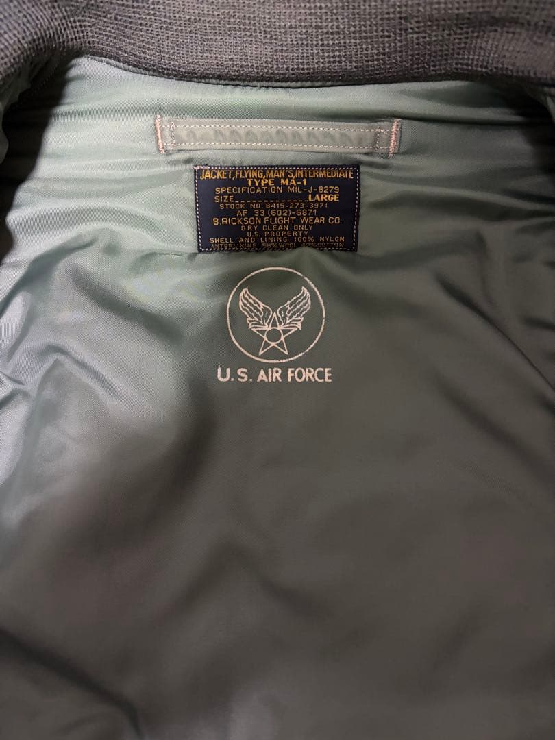 専用　美品 BUZZ RICKSON'S MA-1 フライトジャケット L