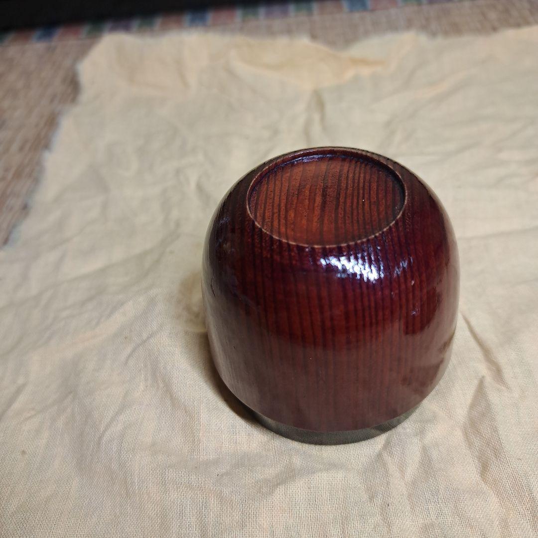 駒沢春斎(7代駒沢利斎)摺漆塗　梅図松の木中棗共箱　茶道具　漆器