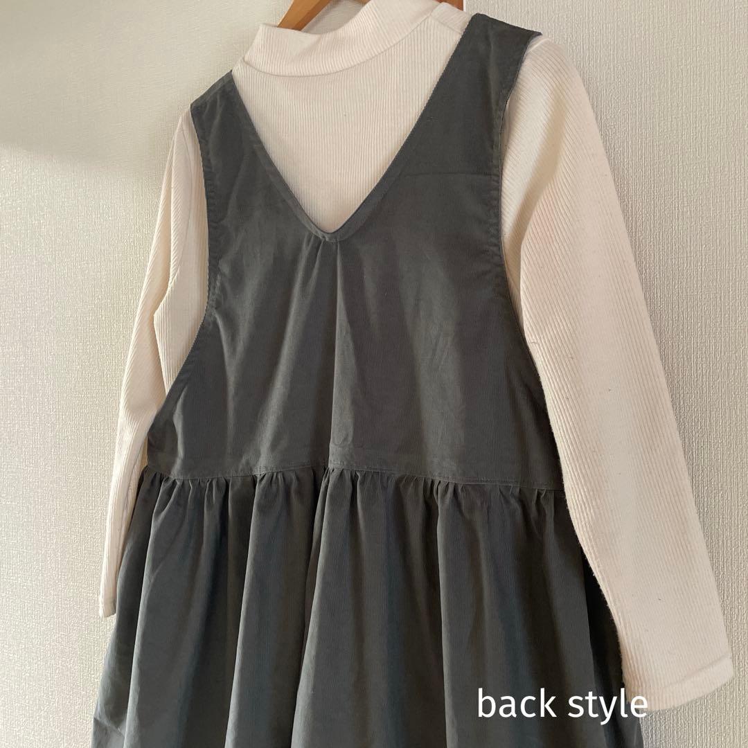 ロゼット様　コーデュロイ　ジャンパースカート　パンツ