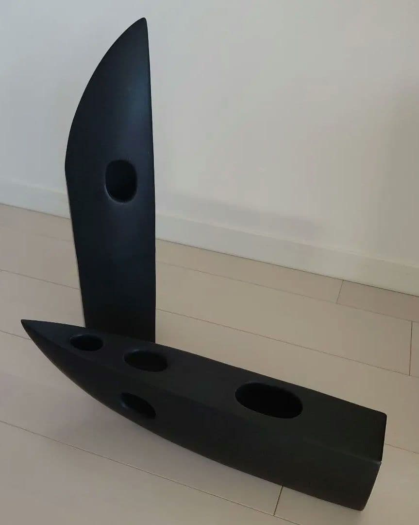 草月オリジナル花器　つるぎ　2点組