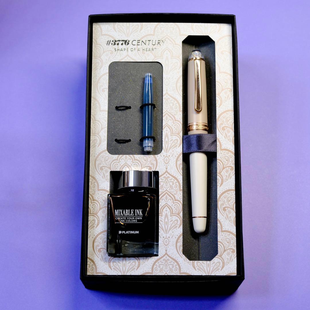 プラチナ #3776 センチュリー シェイプオブハート チャイラテ　F