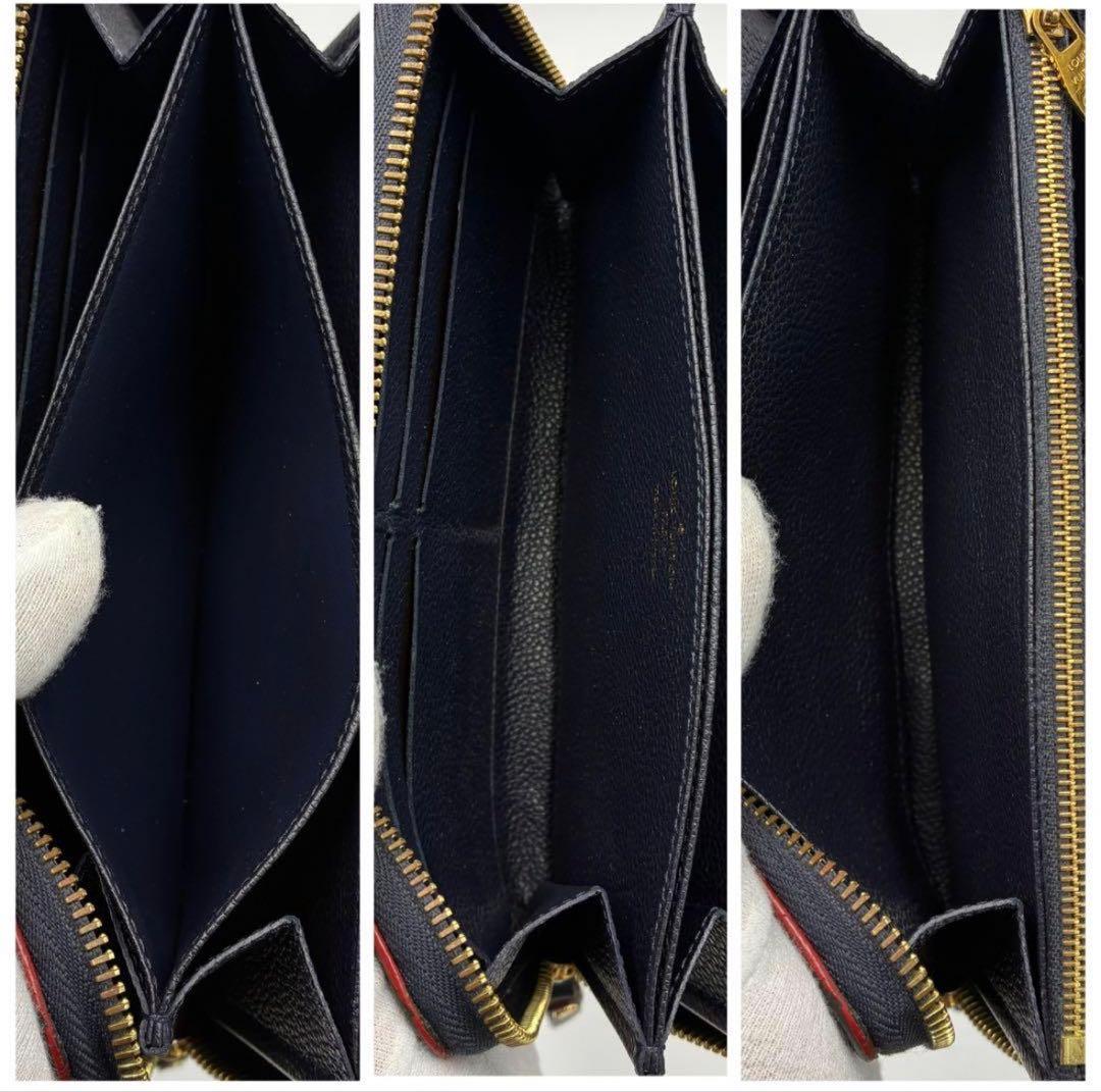 二*ト様 ルイヴィトン　アンプラント　ジッピーウォレット　長財布　マリーヌルージ