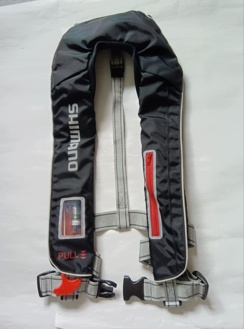 美品 シマノ ライフジャケット ブラック VF-051K 桜マーク