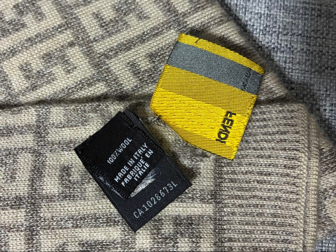 FENDI／フェンディ／マフラー／ベージュ