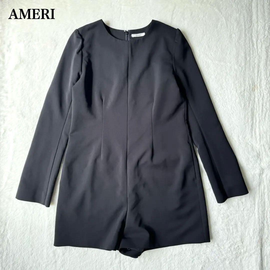 サロペット・オーバーオール・オールインワン 24AW AMERI LADY LIKE PUFF SHORT ROMPERS