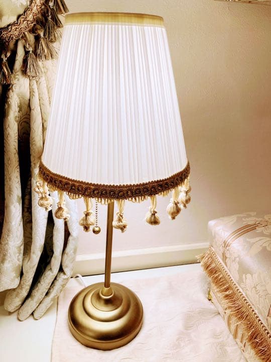 ロココ調テーブルランプ2set新品