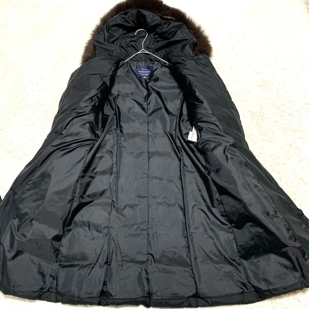 ゆ*〜様 ジャスグリッティー フォックスファー フードダウンコート コート