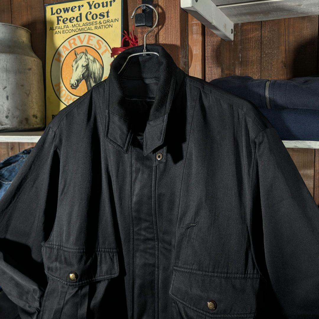 80s　ドリズラージャケット　スウィングトップ　刺繍　ビンテージ　太アーム