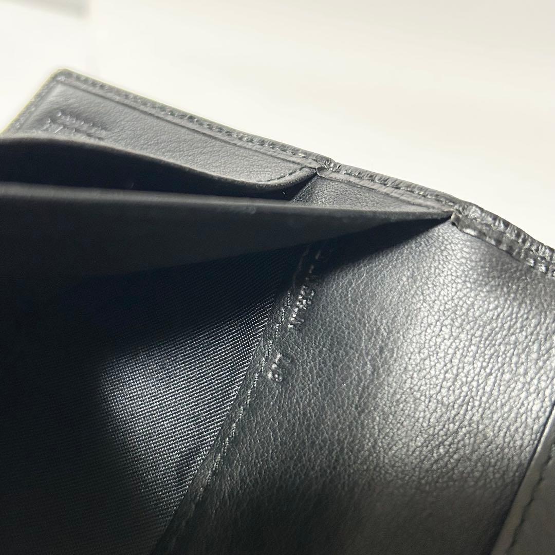 美品 LOEWE ロエベ L18 アナグラム レザー 二つ折り 長財布