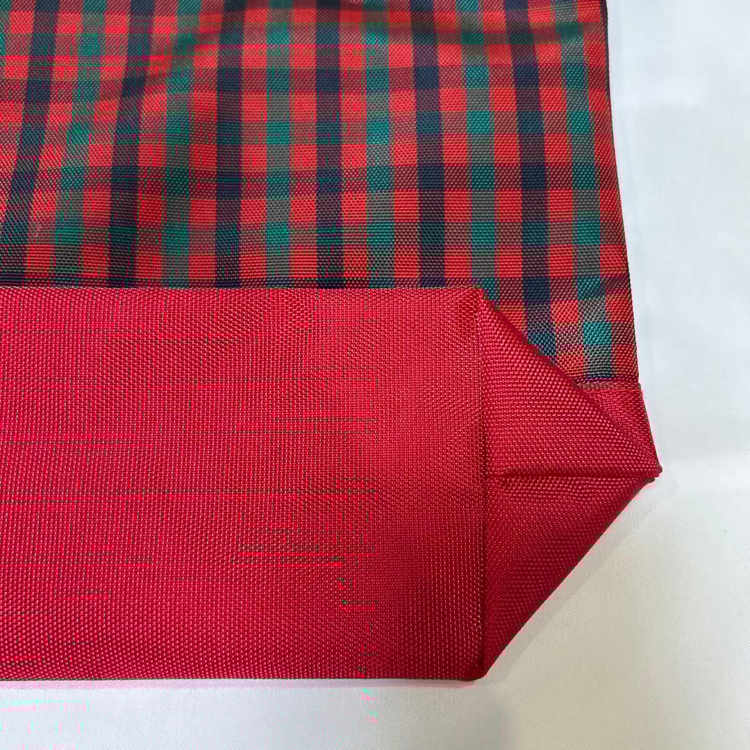 ファミリア familiar トートバッグ レッスンバッグ かばん 赤