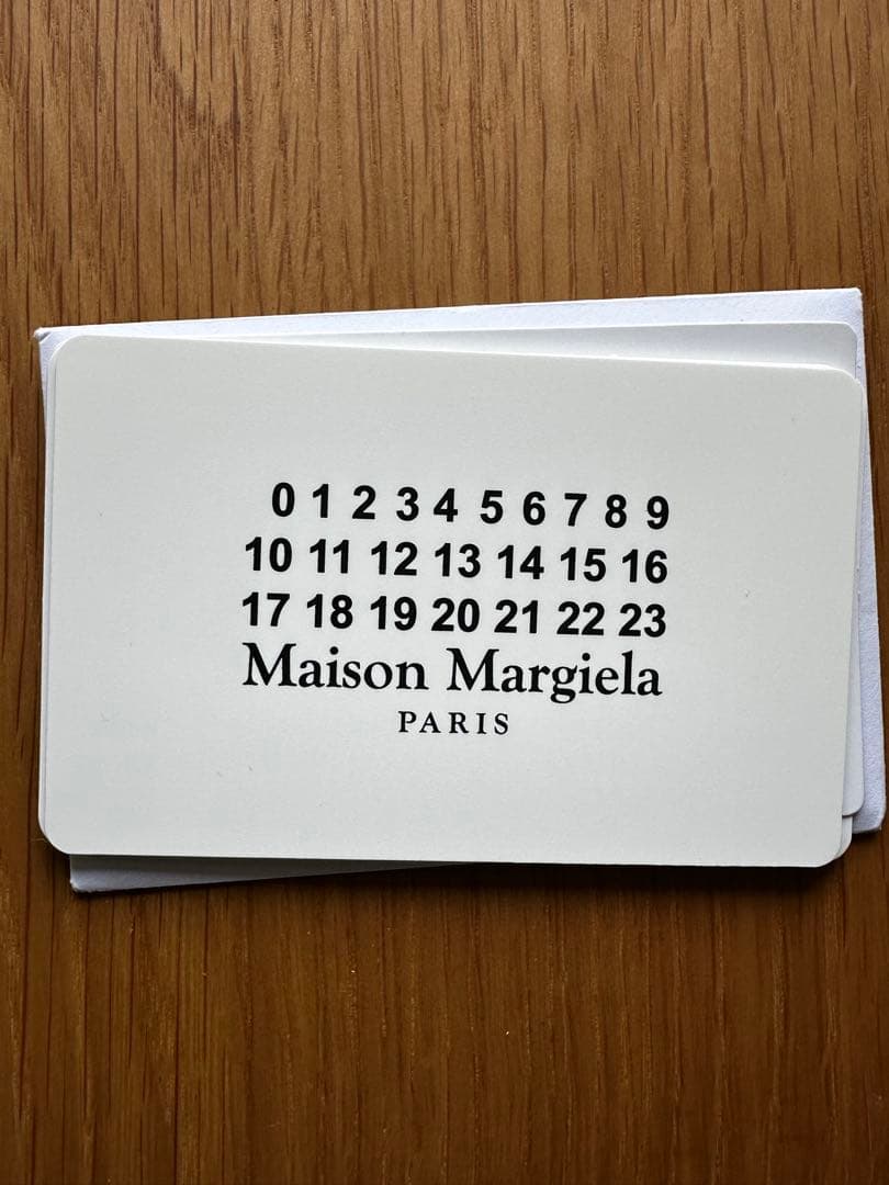 美品　MaisonMargiela メゾンマルジェラ　折り財布　　ブラック