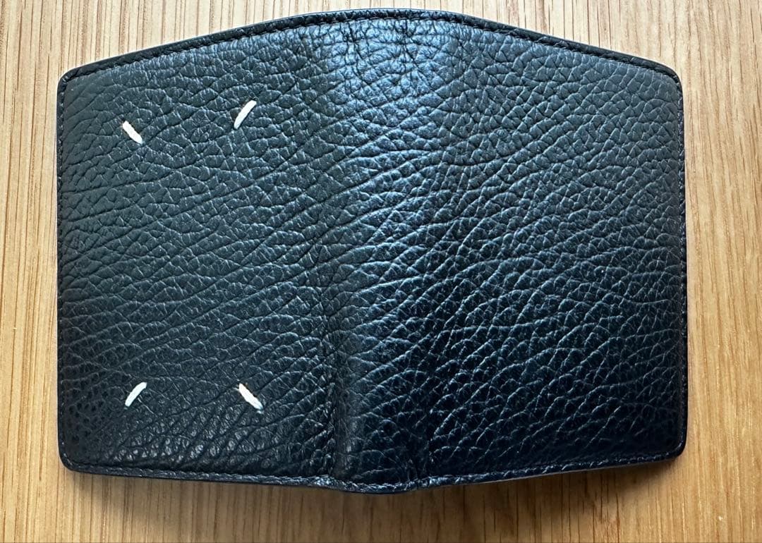 美品　MaisonMargiela メゾンマルジェラ　折り財布　　ブラック