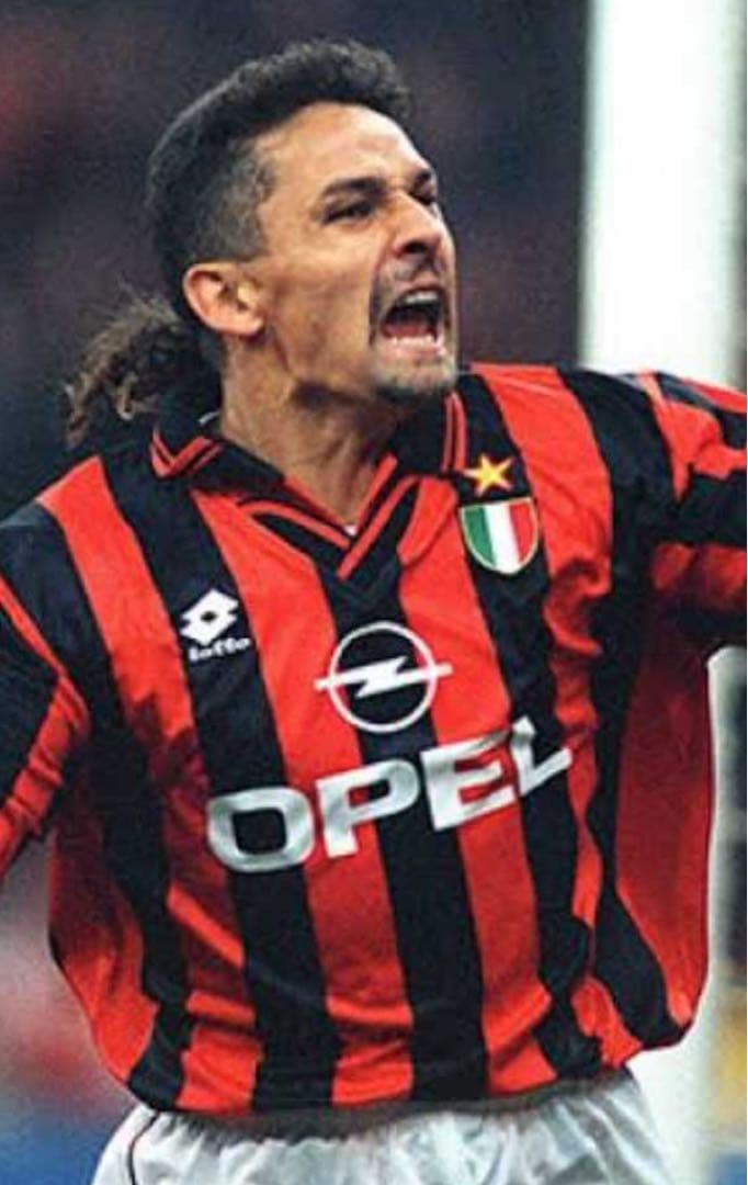 1996-1997 ACミラン バッジョ 18番