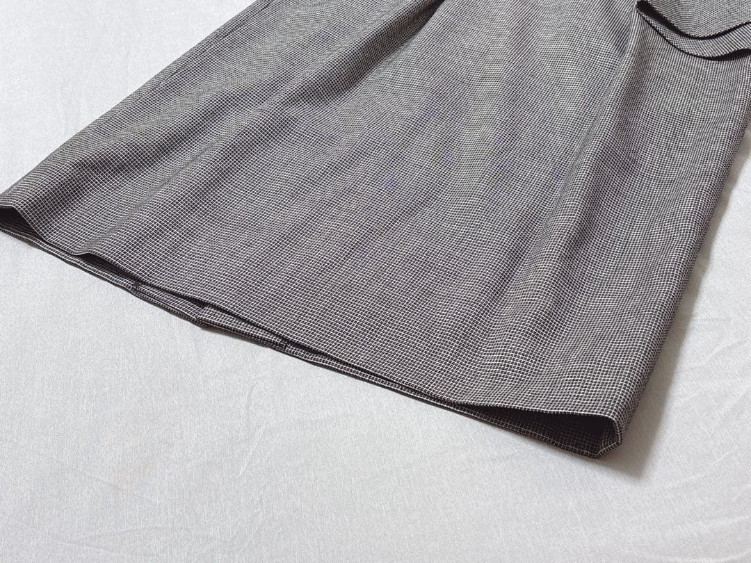 美品✨希少yoshie inaba カシミヤ混ペプラム スーツドレス ロング