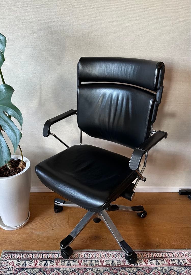 【Amami】ジロフレックス33 ブラック ハイバッグ・総本革・クローム