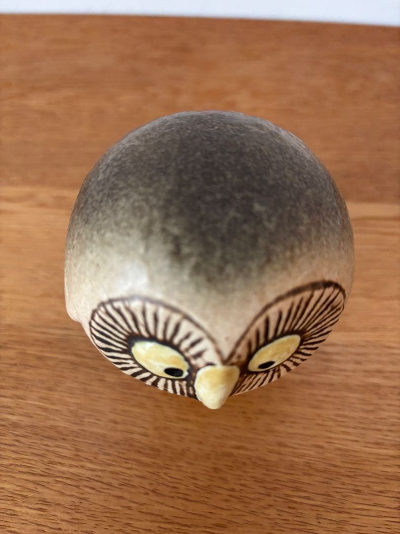 リサ・ラーソン　フクロウ　スウェーデンの森のグレーのふくろう