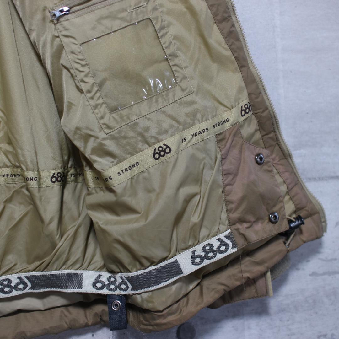 【変色有り 中綿入り】高機能【M】US 686 スノーボード ダウンジャケット