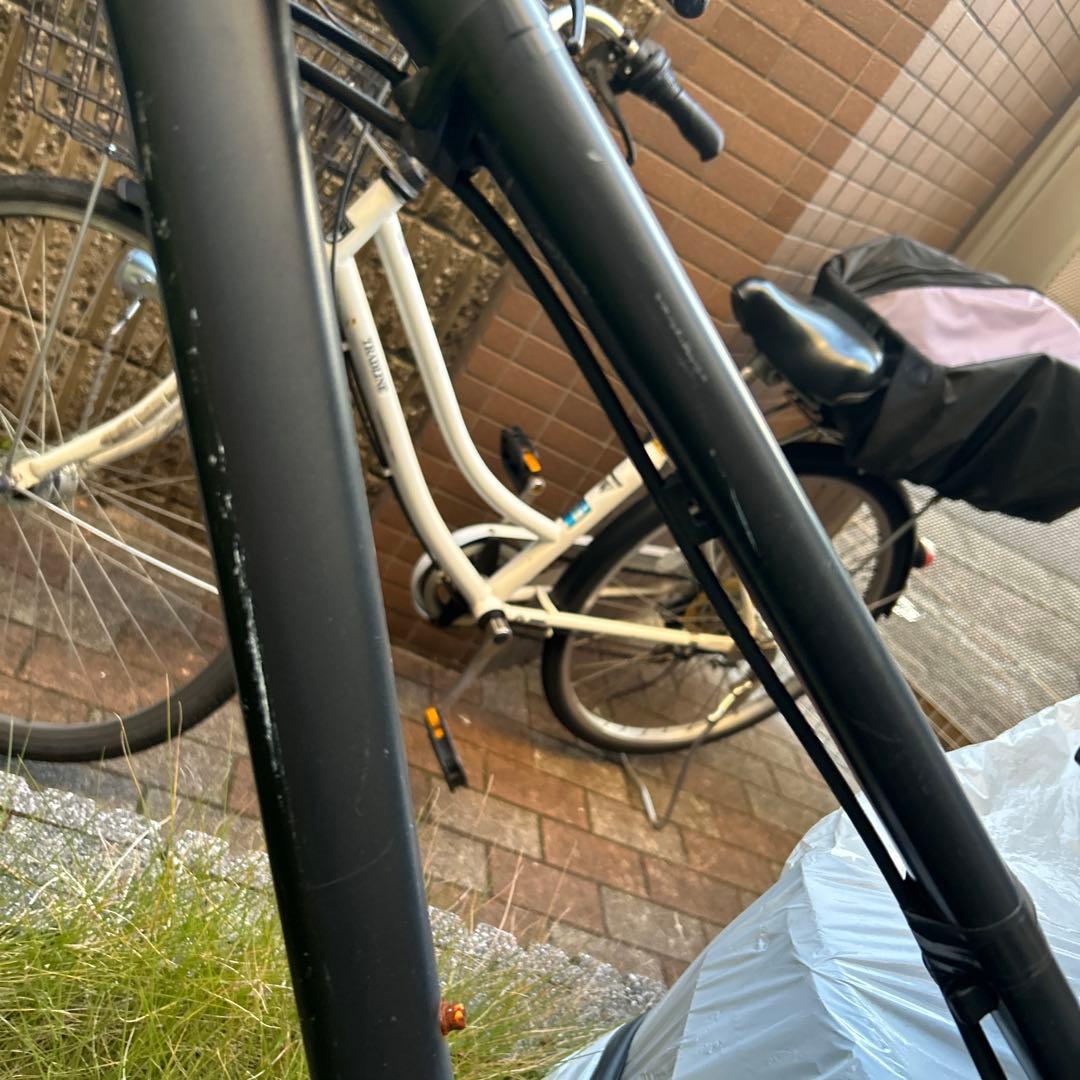 マウンテンバイク ブラックフレーム パープルペダル　ブランドX-HY-01